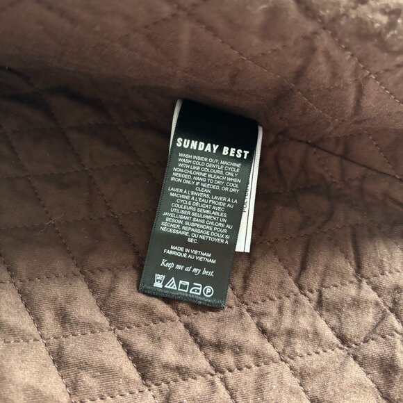 Aritzia Sunday Best Cropped Brown Jacket - Picture 3 of 3